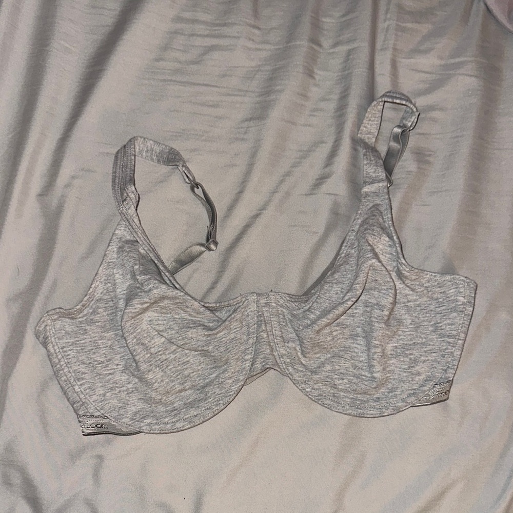 Fruit of the Loom Gray Full Coverage Bra